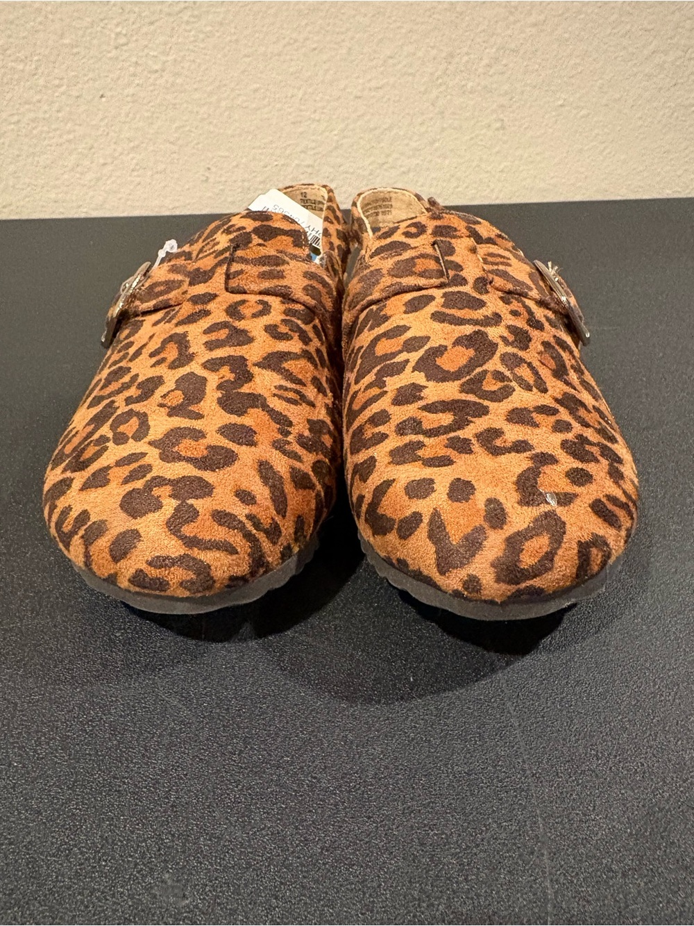 Cat & Jack Toddler Berlin Mule Clogs Sandals Cheetah Print Toddler Size 12 - Picture 7 of 10